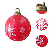 Maxbell Inflatable Christmas Ball Giant Xmas Inflatable Ball for New Year Tree Porch Snowflakes