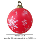 Maxbell Inflatable Christmas Ball Giant Xmas Inflatable Ball for New Year Tree Porch Snowflakes