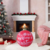 Maxbell Inflatable Christmas Ball Giant Xmas Inflatable Ball for New Year Tree Porch Letters
