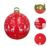 Maxbell Inflatable Christmas Ball Giant Xmas Inflatable Ball for New Year Tree Porch Elk