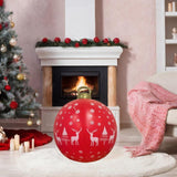 Maxbell Inflatable Christmas Ball Giant Xmas Inflatable Ball for New Year Tree Porch Elk