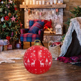 Maxbell Inflatable Christmas Ball Giant Xmas Inflatable Ball for New Year Tree Porch Elk