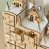 Maxbell Lighted Advent Calendar 2024 DIY Home Decor for Shop Window Festival Desktop