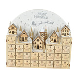 Maxbell Lighted Advent Calendar 2024 DIY Home Decor for Shop Window Festival Desktop