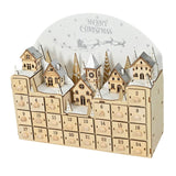Maxbell Lighted Advent Calendar 2024 DIY Home Decor for Shop Window Festival Desktop