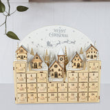 Maxbell Lighted Advent Calendar 2024 DIY Home Decor for Shop Window Festival Desktop