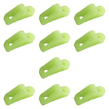 10Pcs Tent guyline Cord Adjusters Triangle Tent Buckles for Climbing Camping 3.2cmx1cmx1.7cm