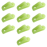 10Pcs Tent guyline Cord Adjusters Triangle Tent Buckles for Climbing Camping 3.2cmx1cmx1.7cm