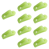 10Pcs Tent guyline Cord Adjusters Triangle Tent Buckles for Climbing Camping 3.2cmx1cmx1.7cm