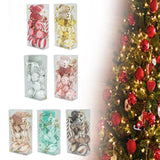 15Pcs Christmas Ornaments Gifts Christmas Balls for Home Holiday Anniversary Red