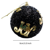 Christmas Ball Foam Balls Classic Hanging Ornament for New Year Home Festive Joy Ball