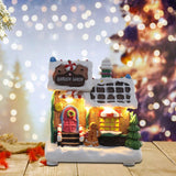 Maxbell Lighted up Christmas Village House Indoor Outdoor Xmas Christmas Scene House Biscuit