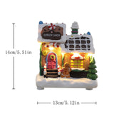 Maxbell Lighted up Christmas Village House Indoor Outdoor Xmas Christmas Scene House Biscuit