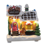 Maxbell Lighted up Christmas Village House Indoor Outdoor Xmas Christmas Scene House Biscuit