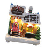 Maxbell Lighted up Christmas Village House Indoor Outdoor Xmas Christmas Scene House Biscuit