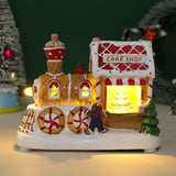 Maxbell Lighted up Christmas Village House Indoor Outdoor Xmas Christmas Scene House Cake