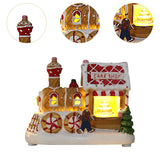 Maxbell Lighted up Christmas Village House Indoor Outdoor Xmas Christmas Scene House Cake