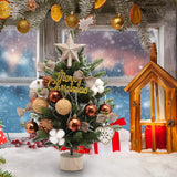 Maxbell Tabletop Artificial Christmas Tree Realistic for Holiday Indoor Dining Table