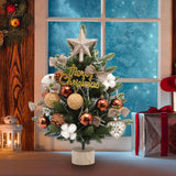 Maxbell Tabletop Artificial Christmas Tree Realistic for Holiday Indoor Dining Table