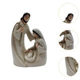 Christmas Nativity Scene Figurine Set Nativity Figures for Party Office Xmas