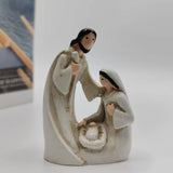 Christmas Nativity Scene Figurine Set Nativity Figures for Party Office Xmas