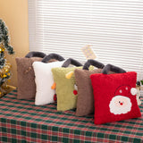 3Pcs Christmas Plush Throw Pillow Holiday Party Creative Soft Stuffed Pillow Monster