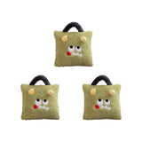 3Pcs Christmas Plush Throw Pillow Holiday Party Creative Soft Stuffed Pillow Monster