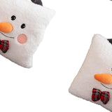 3 Pieces Christmas Plush Throw Pillow Cute Stuffed Pillow for Bedroom Indoor