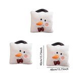 3 Pieces Christmas Plush Throw Pillow Cute Stuffed Pillow for Bedroom Indoor