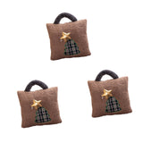 3Pcs Christmas Plush Throw Pillow Holiday Party Creative Soft Stuffed Pillow Christmas Tree