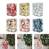 36 Pieces Christmas Tree Hanging Ornaments Gifts for Party Hotel Celebration Red