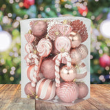 36 Pieces Christmas Tree Hanging Ornaments Gifts for Party Hotel Celebration Rose Gold