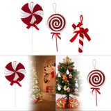 Christmas Ornament Portable Creative Lightweight Christmas Tree Decoration 43cm Windmill Candy