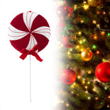 Christmas Ornament Portable Creative Lightweight Christmas Tree Decoration 43cm Windmill Candy