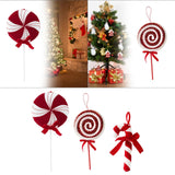 Christmas Ornament Portable Creative Lightweight Christmas Tree Decoration 43cm Windmill Candy