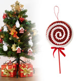 Christmas Ornament Portable Creative Lightweight Christmas Tree Decoration 27cm Lollipop