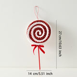 Christmas Ornament Portable Creative Lightweight Christmas Tree Decoration 27cm Lollipop