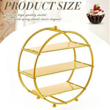 3 Layers Cupcake Stand Candy Layered Serving Tray for Banquets Afternoon Tea