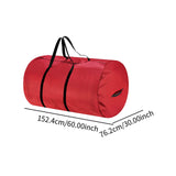 Christmas Storage Bag Dustproof Wide Opening Holiday Decoration Storage Bags Red