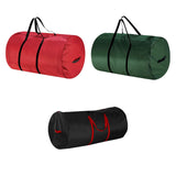 Christmas Storage Bag Dustproof Wide Opening Holiday Decoration Storage Bags Red