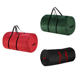 Christmas Storage Bag Dustproof Wide Opening Holiday Decoration Storage Bags Red