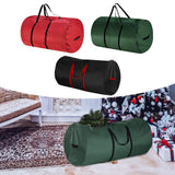 Christmas Storage Bag Dustproof Wide Opening Holiday Decoration Storage Bags Red