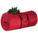 Christmas Storage Bag Dustproof Wide Opening Holiday Decoration Storage Bags Red