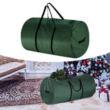 Christmas Storage Bag Dustproof Wide Opening Holiday Decoration Storage Bags Green