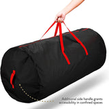 Christmas Storage Bag Dustproof Wide Opening Holiday Decoration Storage Bags Black