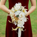 Maxbell Wedding Bridal Bouquet Gift Tossing Bouquet for Wedding Ceremony Anniversary
