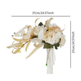 Maxbell Wedding Bridal Bouquet Gift Tossing Bouquet for Wedding Ceremony Anniversary