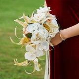Maxbell Wedding Bridal Bouquet Gift Tossing Bouquet for Wedding Ceremony Anniversary