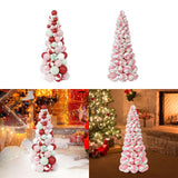 Christmas Ball Tree Gift Christmas Tree Ornament for Office Fireplace Indoor Mix Color