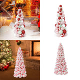 Christmas Ball Tree Gift Christmas Tree Ornament for Office Fireplace Indoor Mix Color